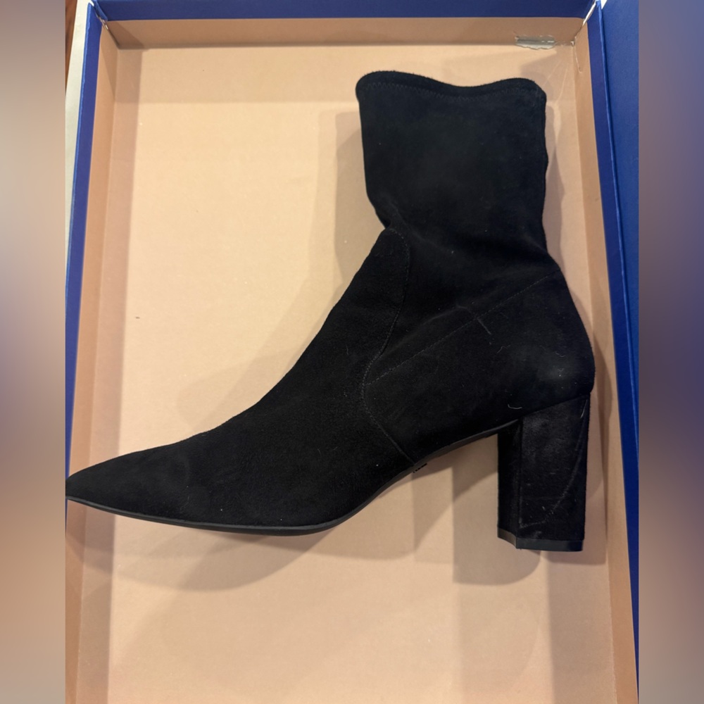 Stuart Weitzman Black Heeled Boots